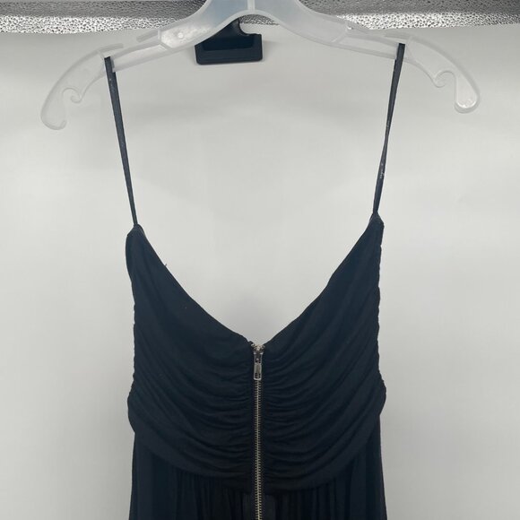 Aryn K. Womens Strapless Dress Draped Sheath Black Size Medium Zip - Picture 6 of 9